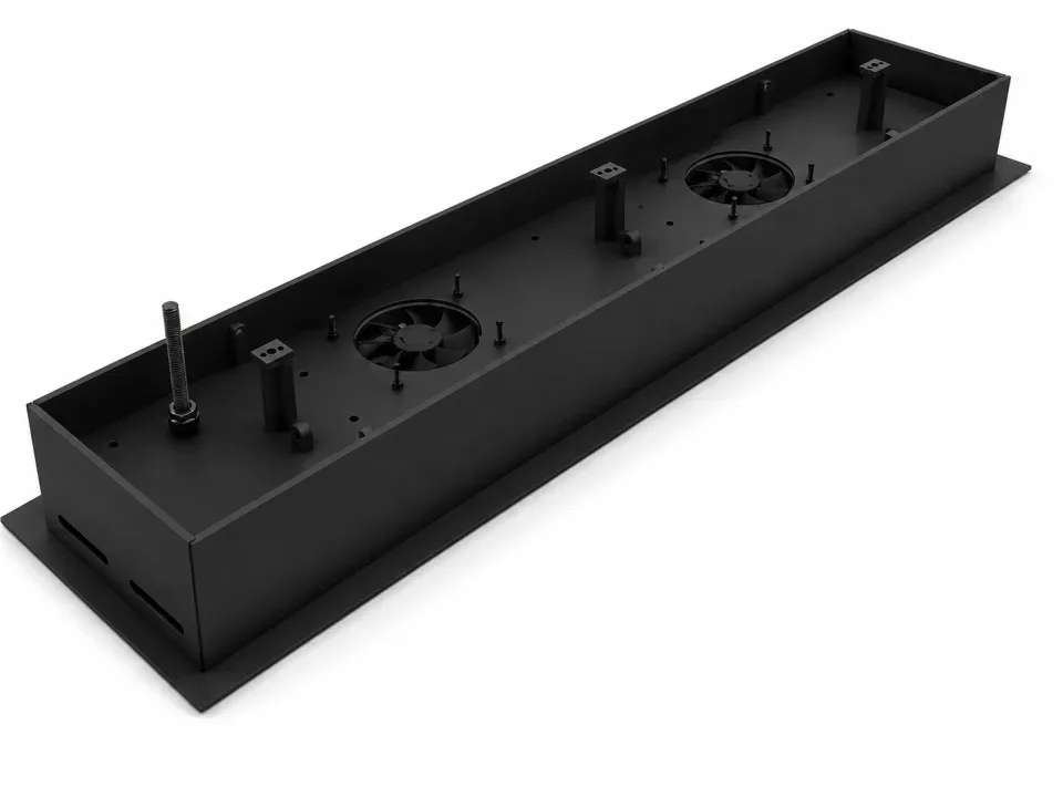 Cassetta da incasso a soffitto HEATSCOPE® nera — 1/4